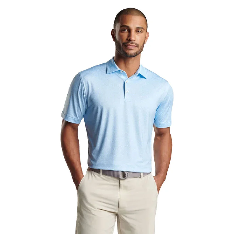 Peter Millar Mahi Mahi Performance Jersey Polo Shirt - Cottage Blue