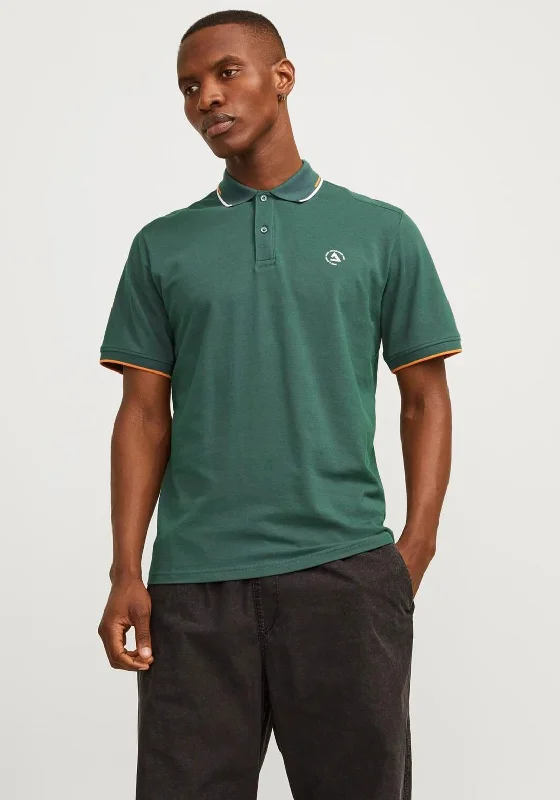 Jack & Jones Logo Polo Shirt, Sycamore