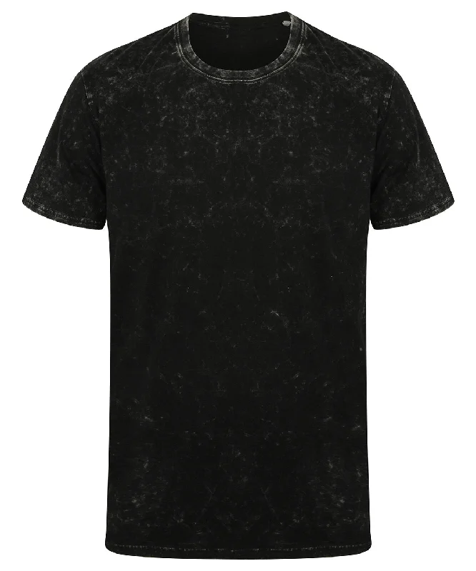 Unisex washed band T | Washed Black