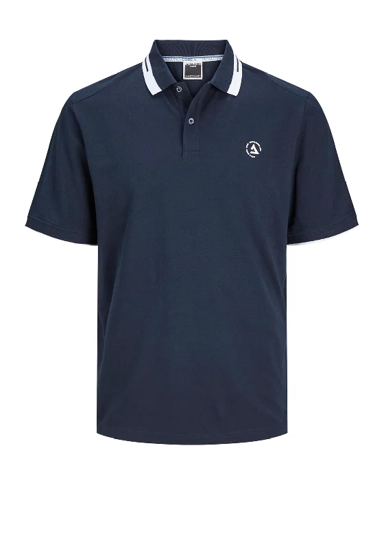 Jack & Jones Logo Polo Shirt, Navy Blazer