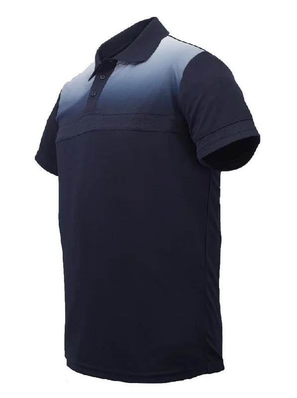 Sublimated Casual Polo - Navy/White