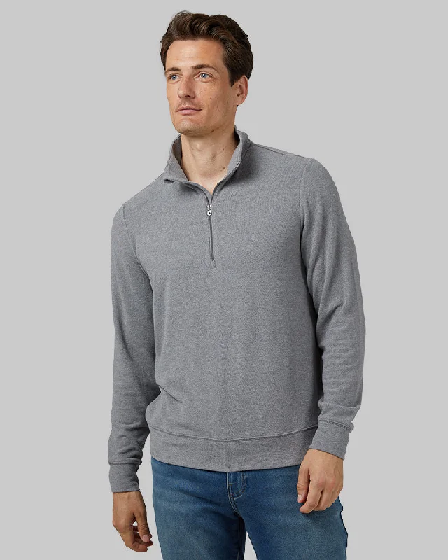 MEN'S SWEATER KNIT 1/4 ZIP TOP