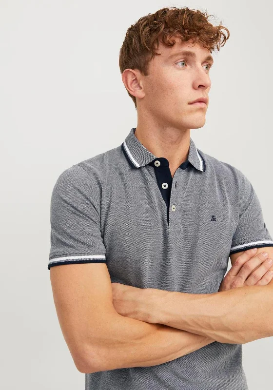 Jack & Jones Paulos Polo Shirt, Blue Depths