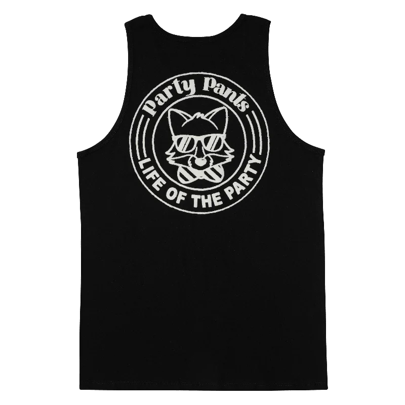 Life of the Party Black Tank Top