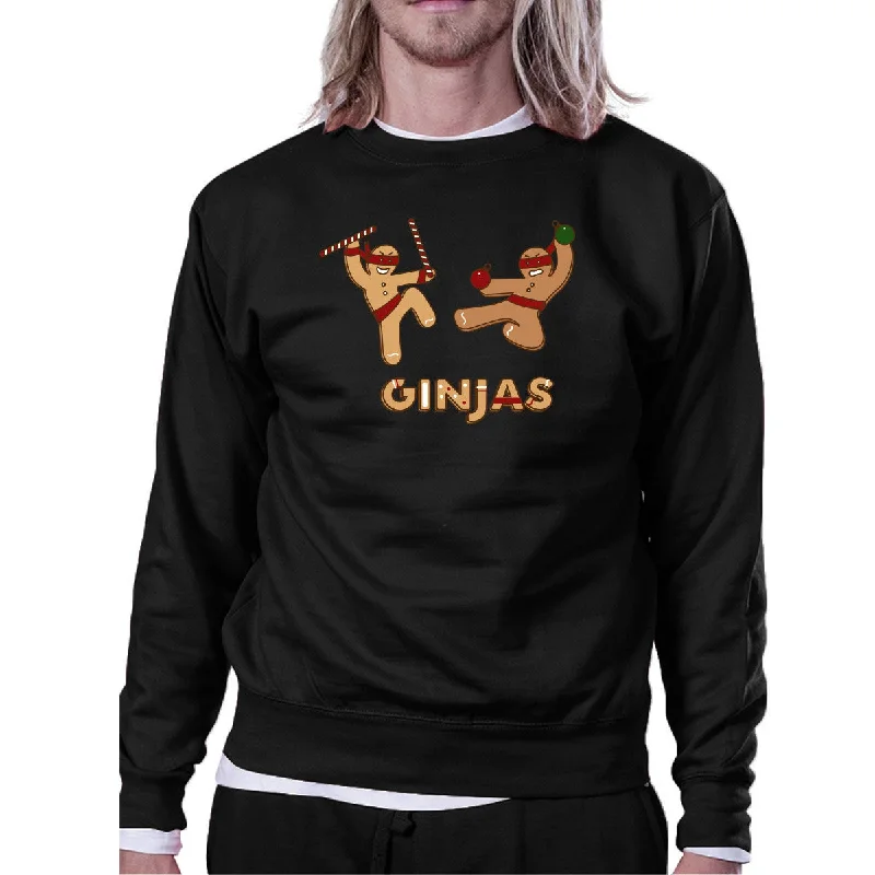 Ginjas Sweatshirt Funny Holiday Gifts Pullover Fleece Sweater