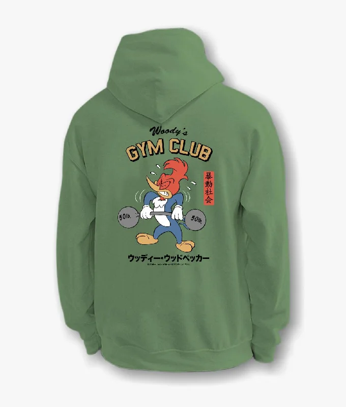 Woody Woodpecker's Gym Club Mens Hoodie