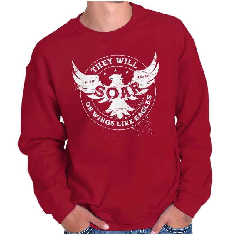 On Eagles Wings Crewneck Sweatshirt