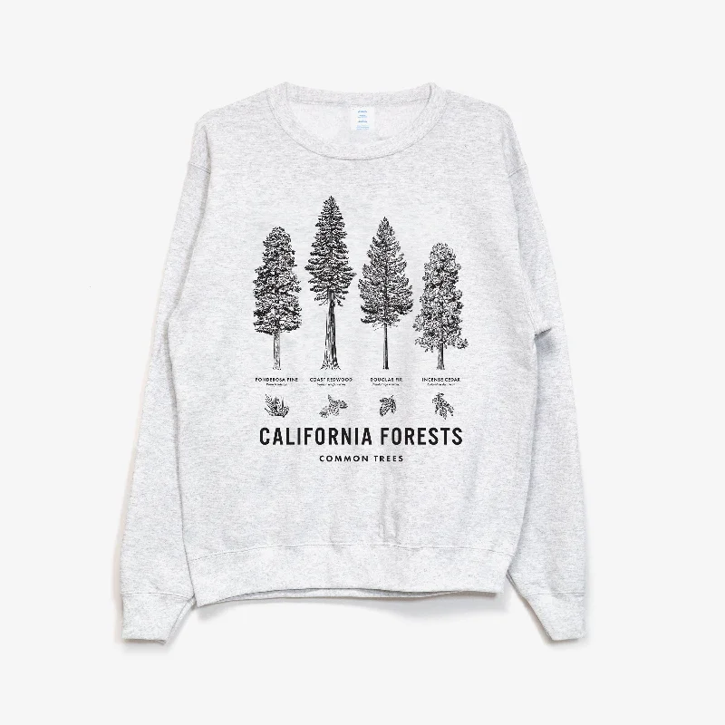 California Forests Thrifty Crew Sweater