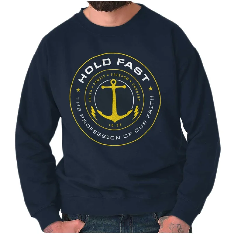 Hold Fast to Faith Crewneck Sweatshirt