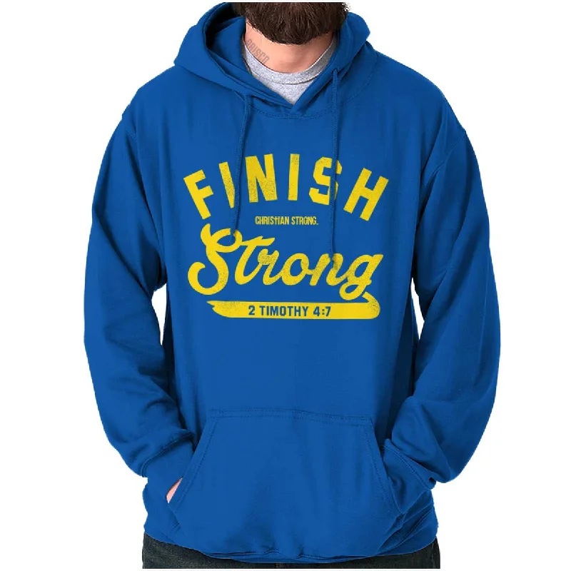 Finish Strong Scripture Hoodie