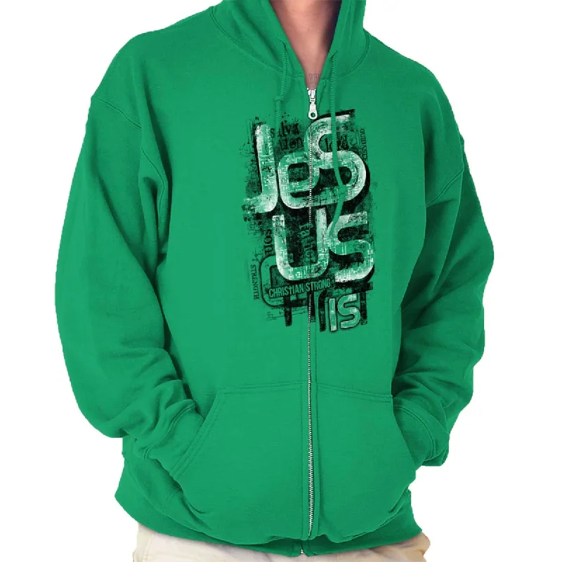 Jesus Christ Zip Hoodie