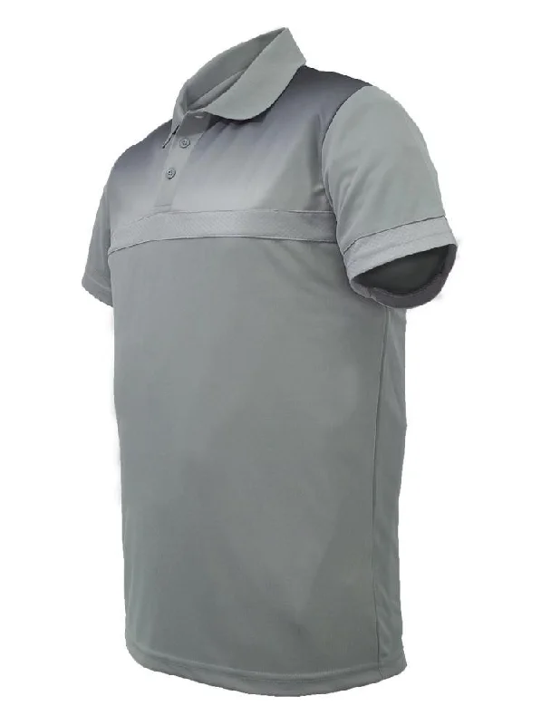 Sublimated Casual Polo - Grey/Black