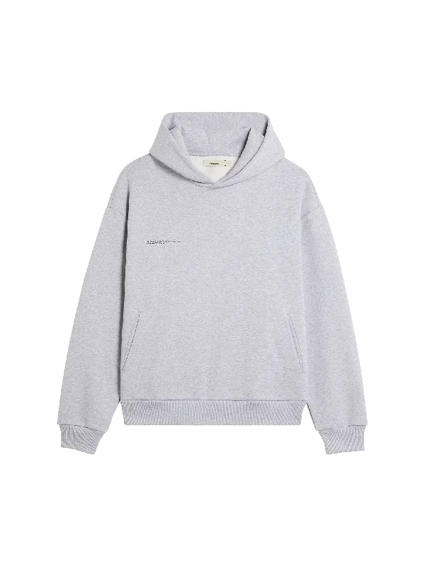 Mens 365 Heavyweight Hoodie—grey marl