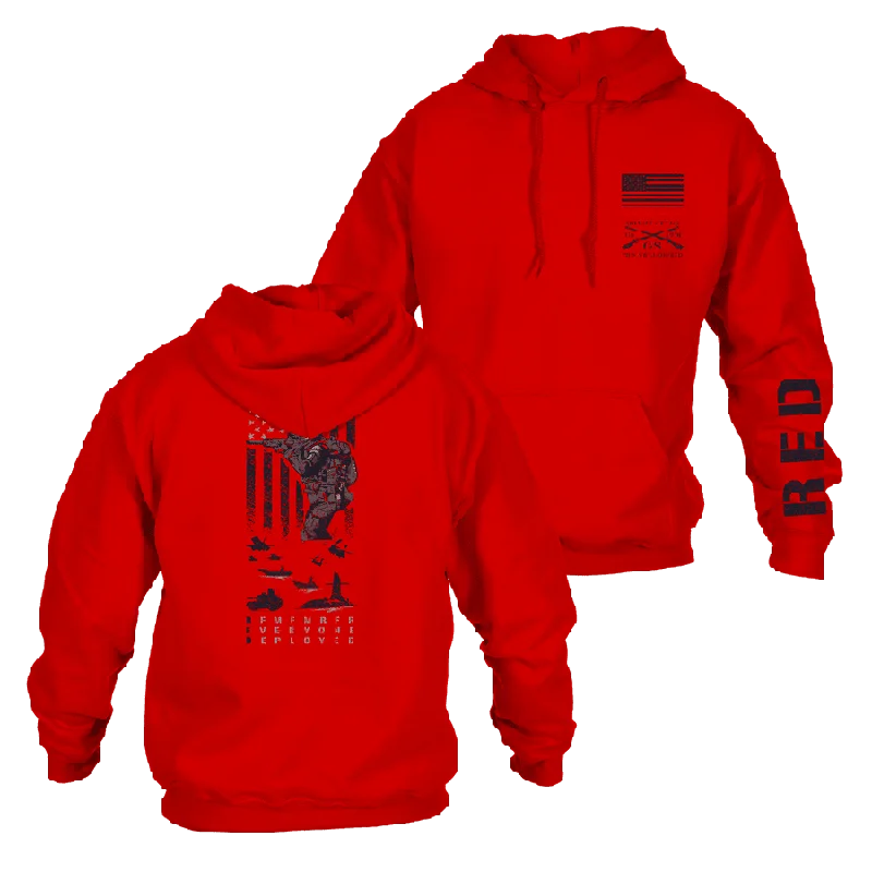 RED Friday Hoodie - Red