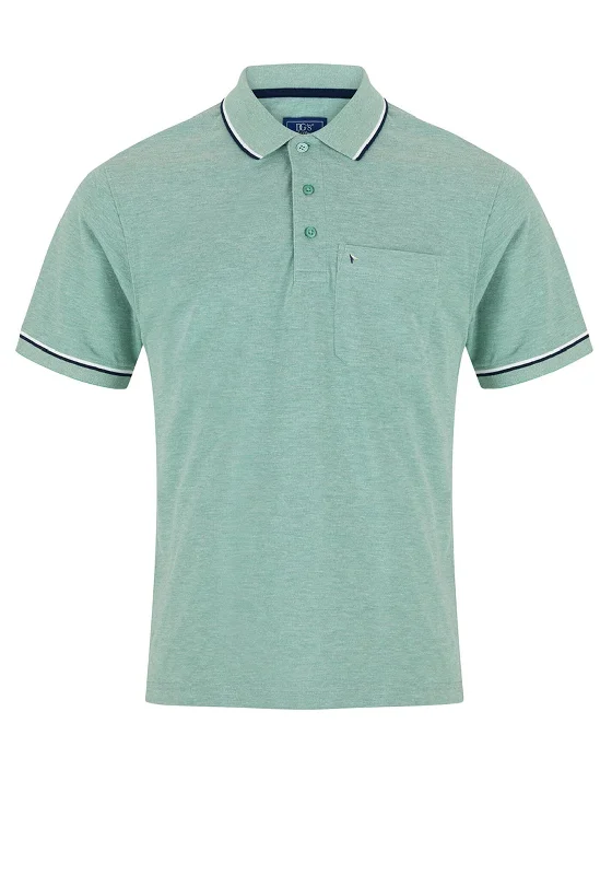 Daniel Grahame Short Sleeve Polo Shirt, Sage