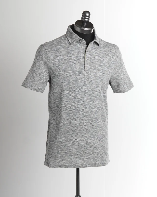 Cotton Linen Heathered Piqué Polo