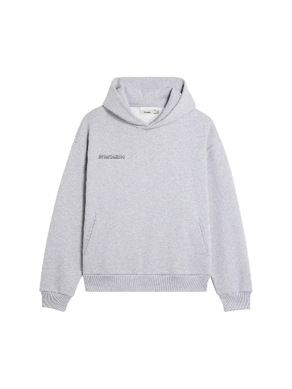 Mens 365 Midweight Hoodie—grey marl