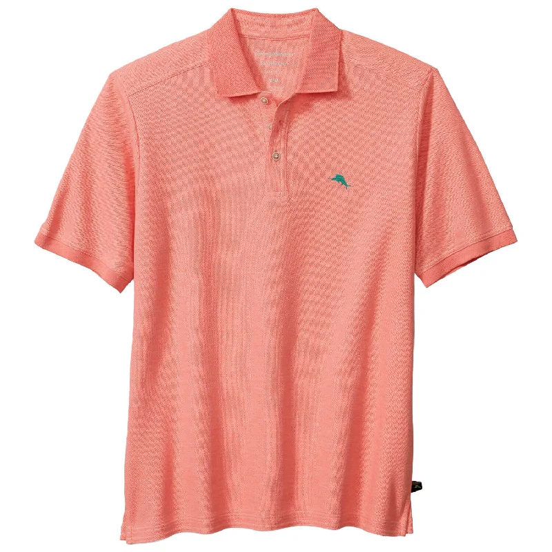 Tommy Bahama IslandZone Emfielder 2.0 Polo Shirt - Red Ginger Heather