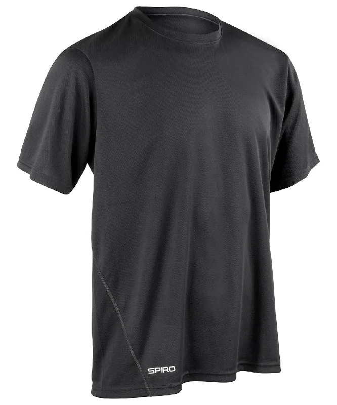 Spiro quick-dry short sleeve t-shirt | Black