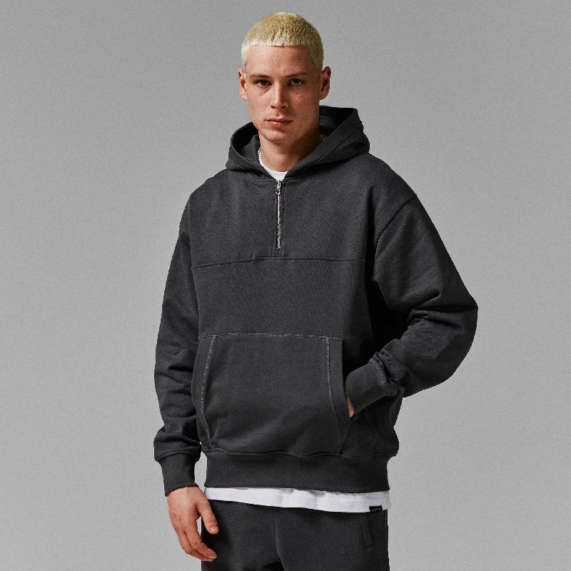 Heavyweight 1/2 Zip Hoodie | Slate