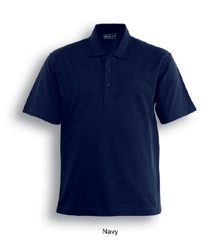 Huon Cotton Jersey Polo - Navy