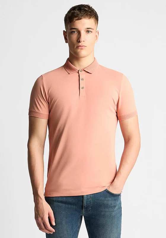 Remus Uomo Tapered Fit Polo Shirt, Terracotta