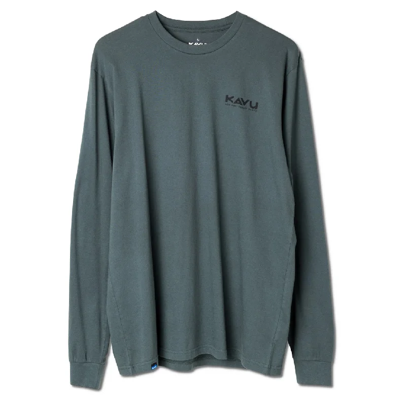 Kavu LS Etch Art L/S Tee Green Gables