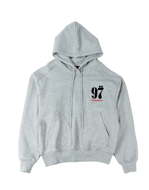 1997shell Stock Logo Hoodie(Grey)