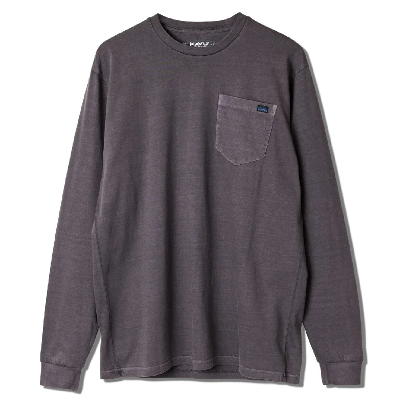 Kavu LS Side Bar T L/S Tee Coffee