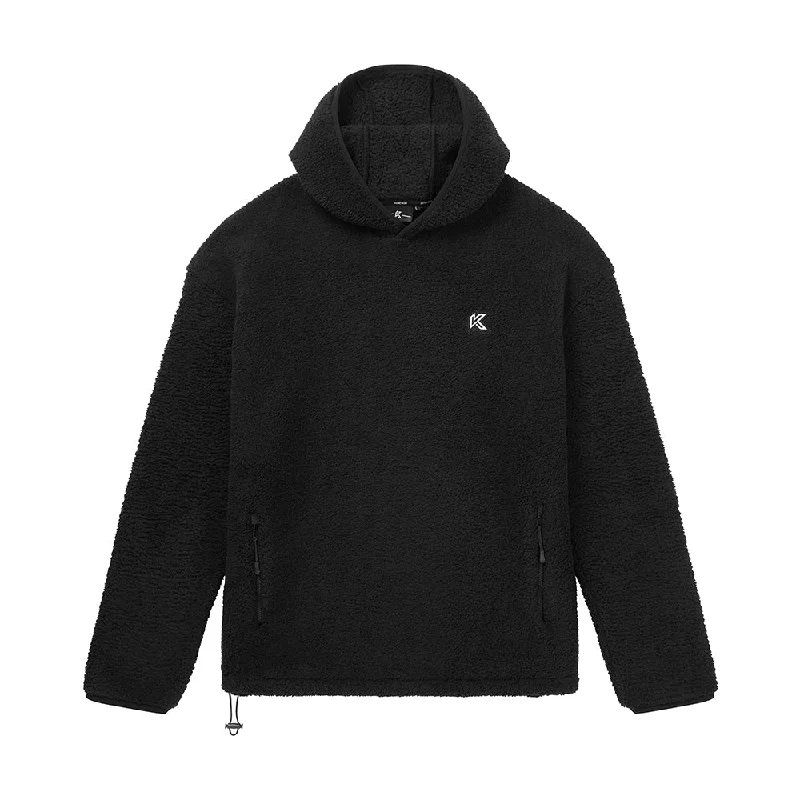 Black Sherpa Hoodie