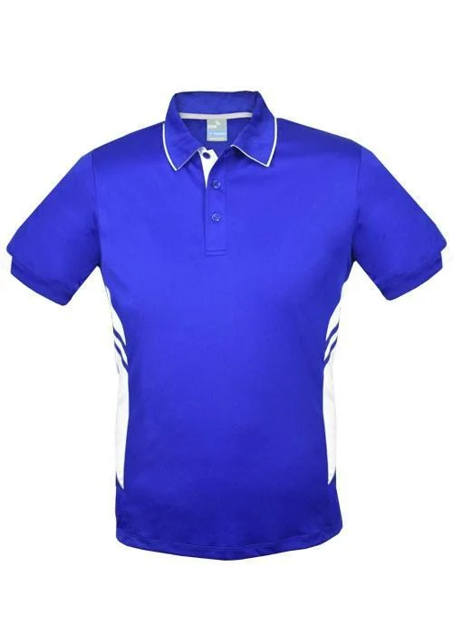 Tasman Polo Shirt- Royal/White