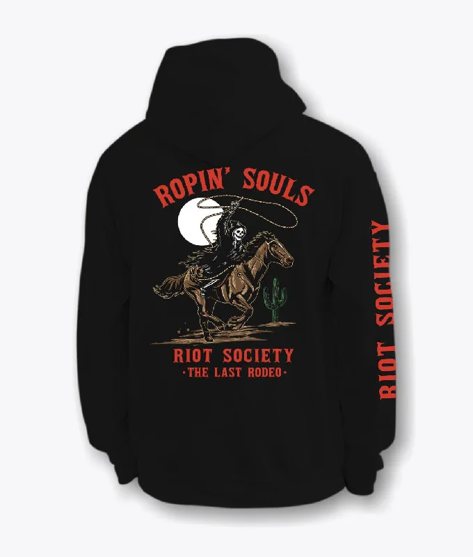 Rodeo Reaper Ropin' Souls Mens Hoodie