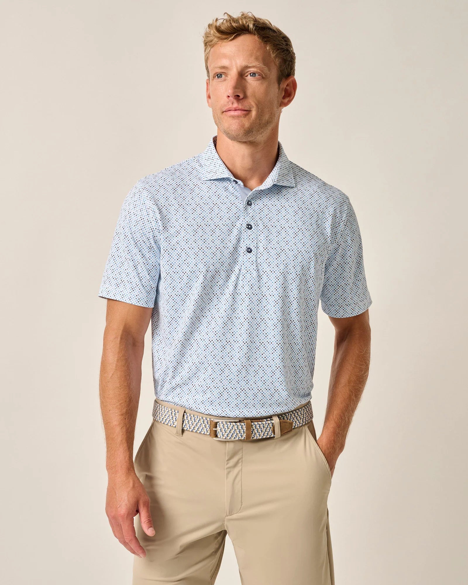 Johnnie-O Razz Prep-Formance Polo Shirt - Blue