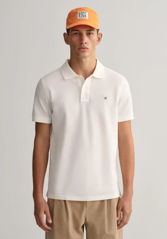 Gant Original Pique Polo Shirt, White