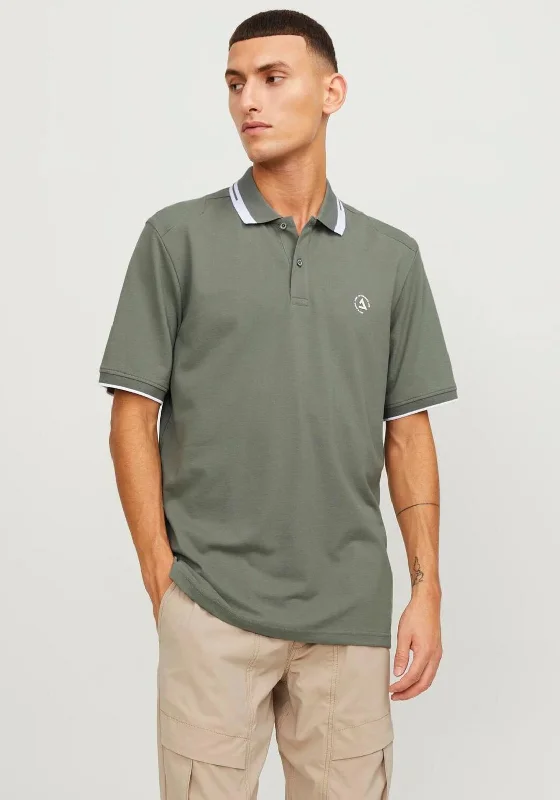 Jack & Jones Logo Polo Shirt, Agave Green