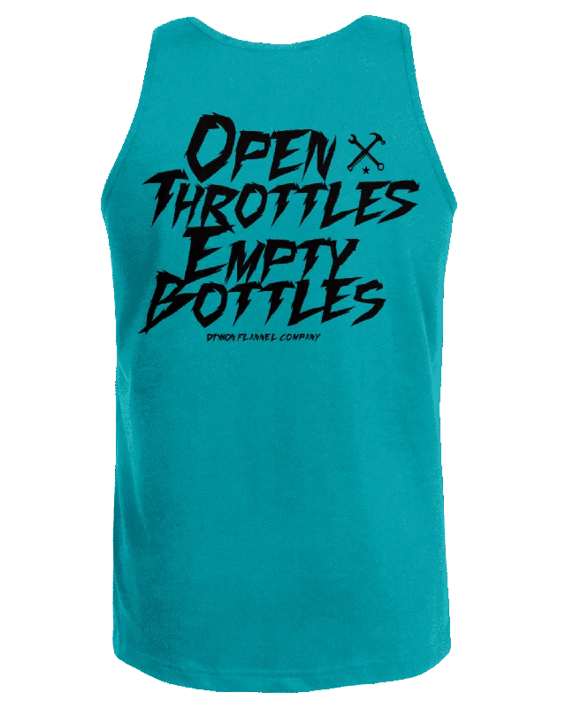 Open Throttles Tank - Tiffany & Black