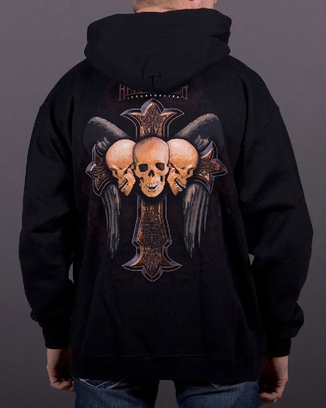 Celtic Cross Hooded Pullover