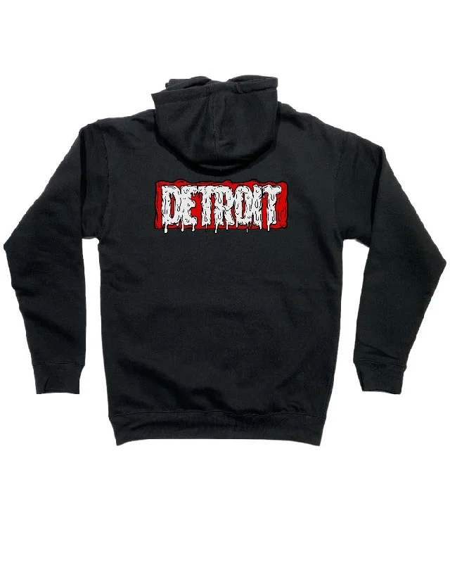 Ink Detroit - MARVELous DETROIT DRIP - Premium Heavyweight Hoodie - Black