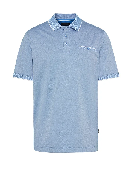 Bugatti Pocket Polo Shirt, Light Blue