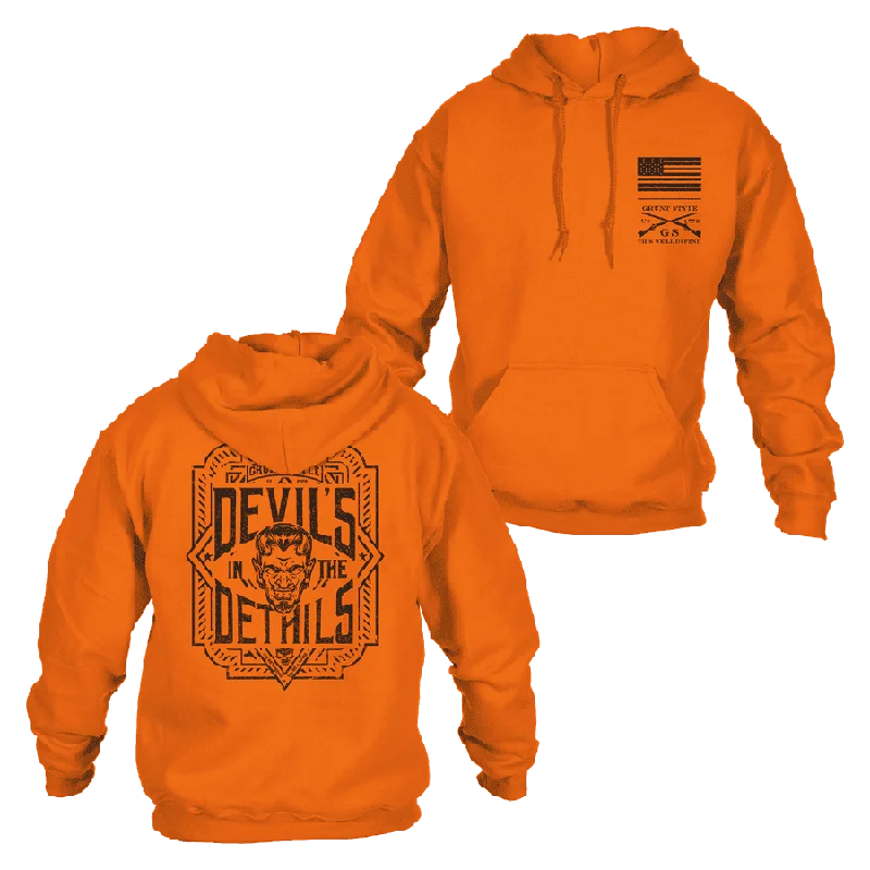 Devils In The Details Hoodie - Safety Orange