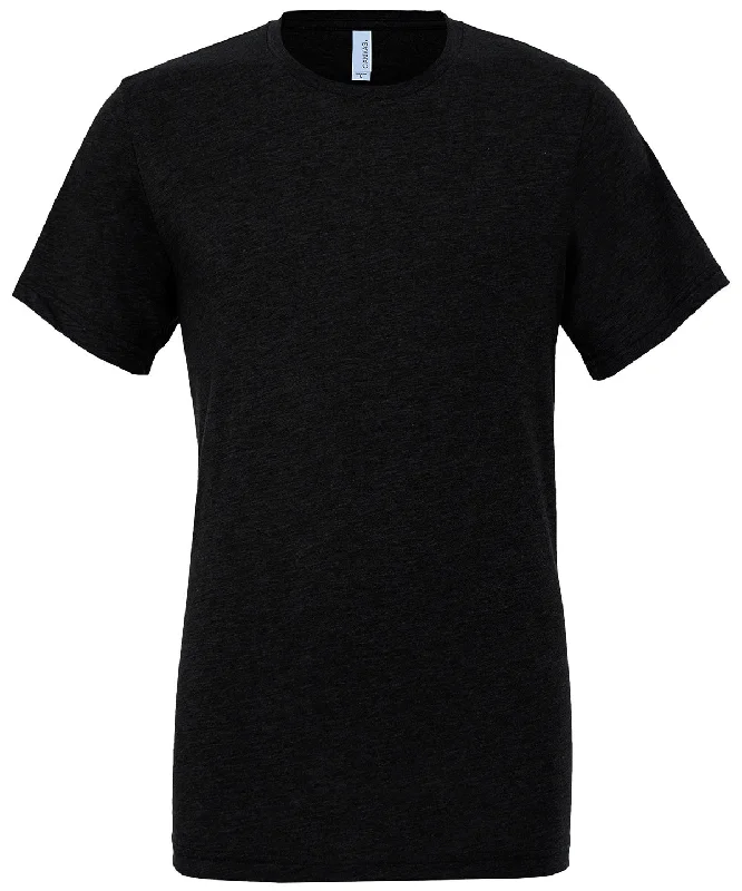 Unisex triblend crew neck t-shirt | Solid Black Triblend