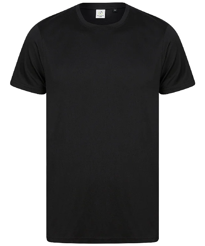 Recycled performance T | Black