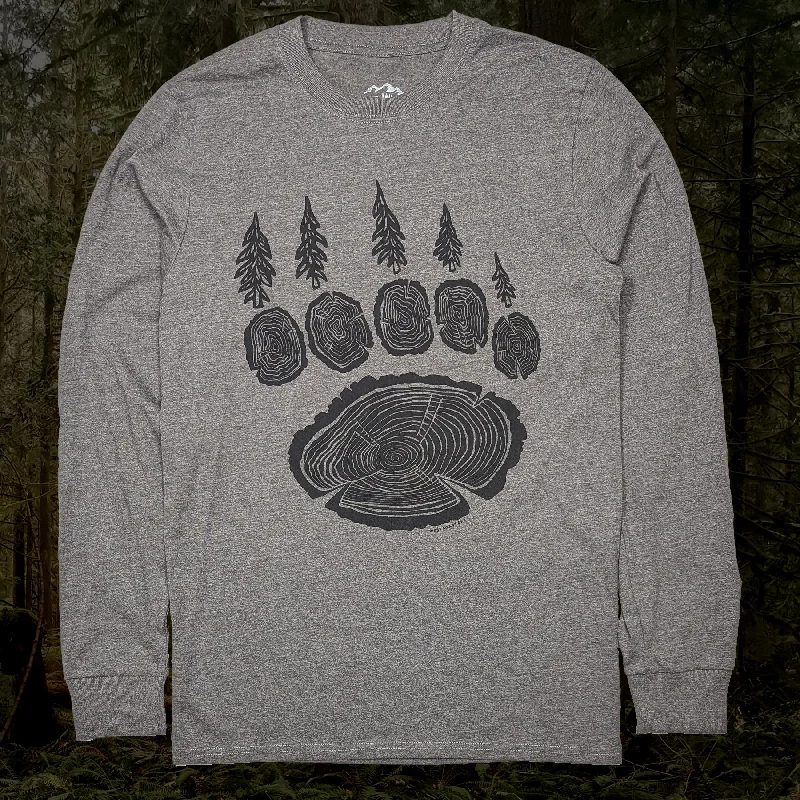 Adult Unisex Forest Paw long sleeve T-shirt