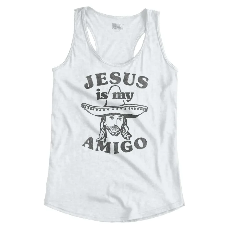 Amigo Jesus Racerback