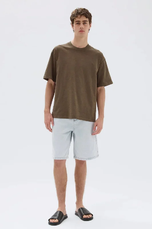 Assembly Dylan Slub Oversized SS Tee - Military