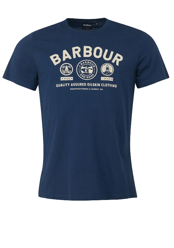 Barbour Kelson Graphic Print T-Shirt, Insignia Blue