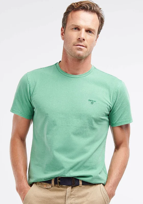 Barbour Tailored Fit Round Neck T-Shirt, Turf Green