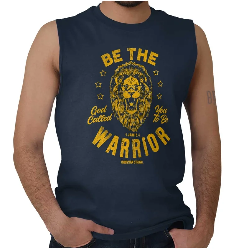 Be the Warrior Lion Sleeveless T Shirt