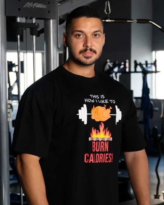 Black Burn Calories T-Shirt