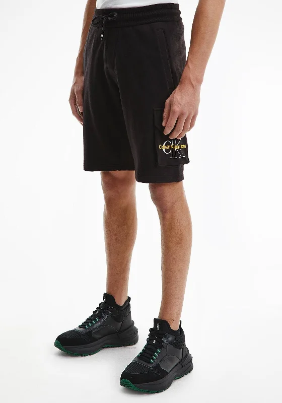 Calvin Klein Cargo Jogger Shorts, CK Black